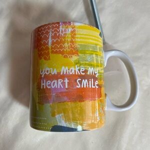 Primitives by Kathy Colorful Mug - Heart Smile